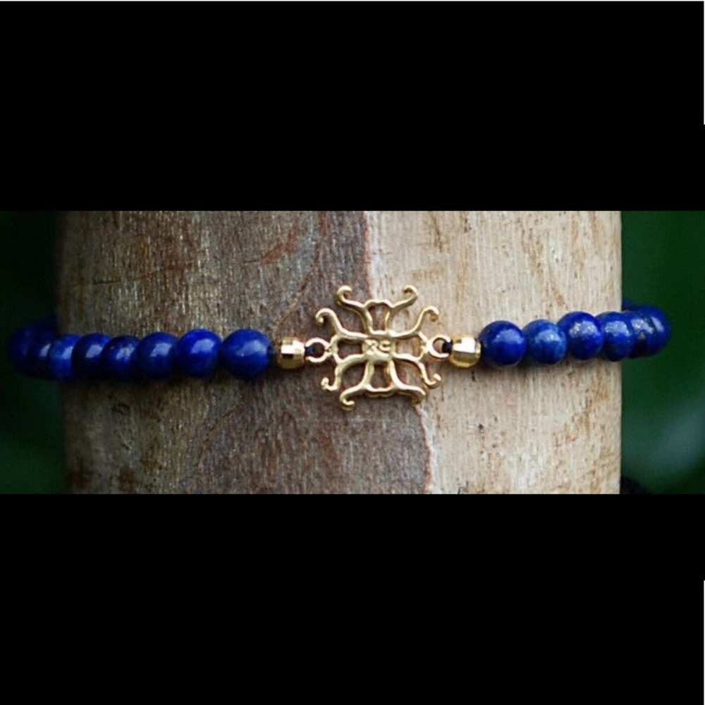 Rustic Cuff Waverly Stone Slider - Navy